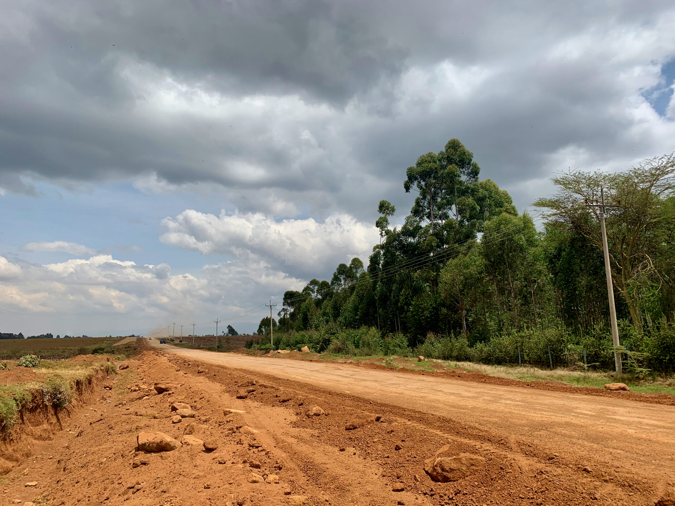 New road in Africa